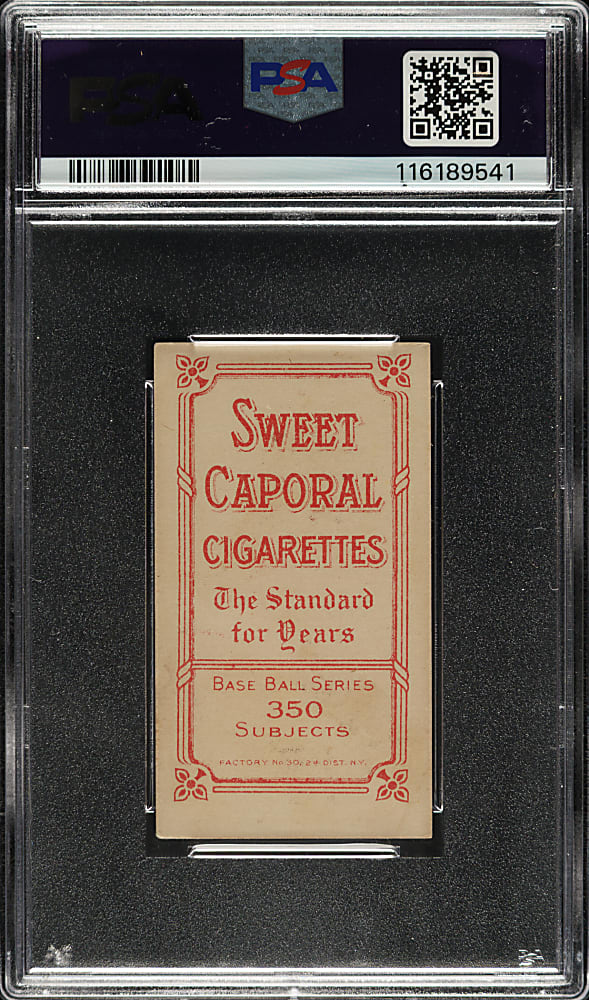 1909-1911 T206 White Border Bill Sweeney PSA EX 5