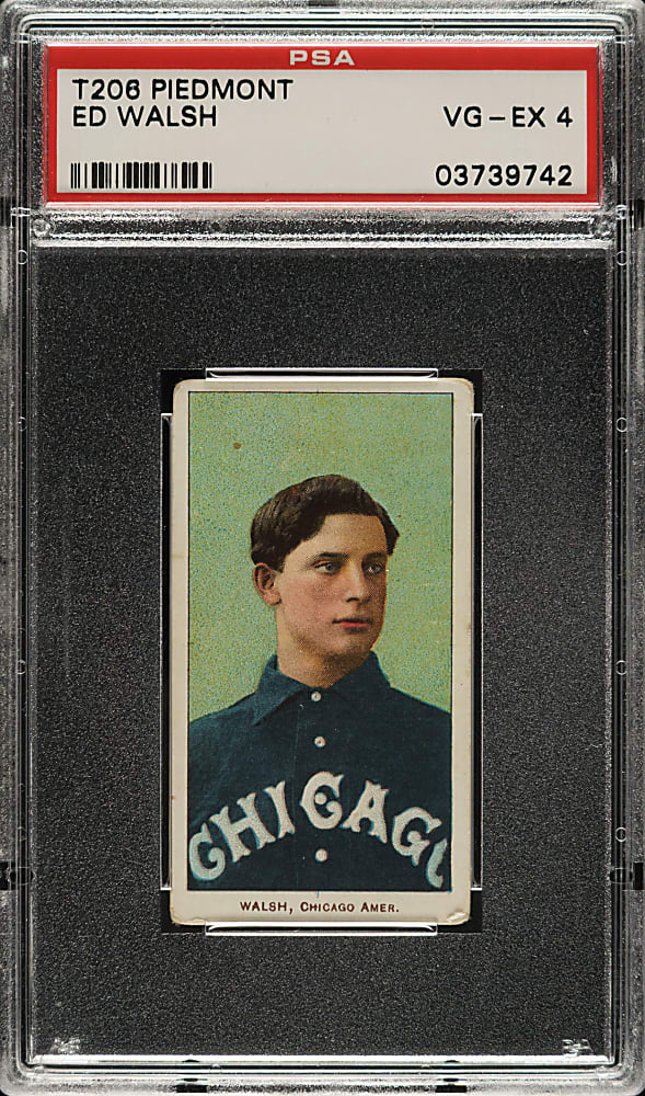 1909-1911 T206 White Border Ed Walsh PSA VG-EX 4