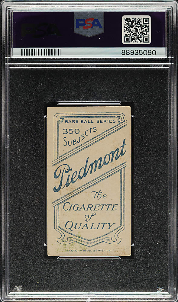 1909-1911 T206 White Border Home Run Baker PSA VG-EX 4