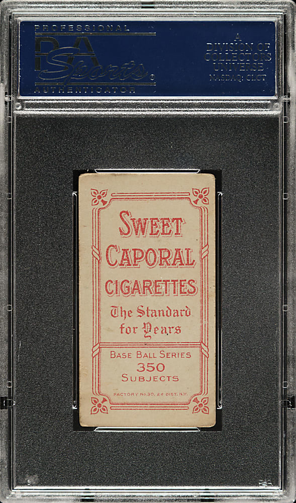 1909-1911 T206 White Border Tim Jordan Portrait PSA VG-EX 4