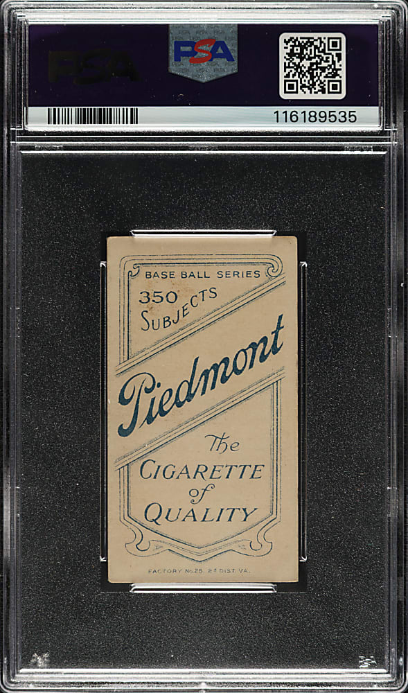 1909-1911 T206 White Border Ed Lennox PSA VG-EX 4