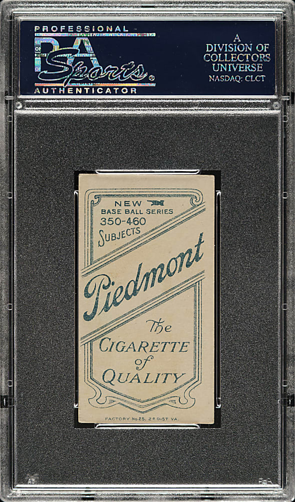 1909-1911 T206 White Border  Frank Chance Batting PSA VG-EX 4