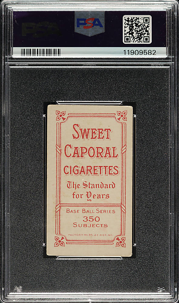 1909-1911 T206 White Border Mordecai Brown Chicago on Shirt PSA VG-EX 4