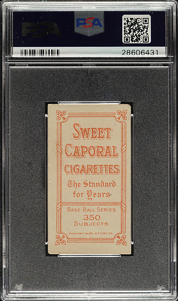 1909-1911 T206 White Border Red Kleinow New York, Catching PSA VG-EX 4