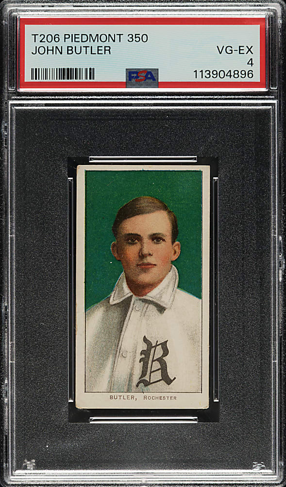 1909-1911 T206 White Border John Butler PSA VG-EX 4