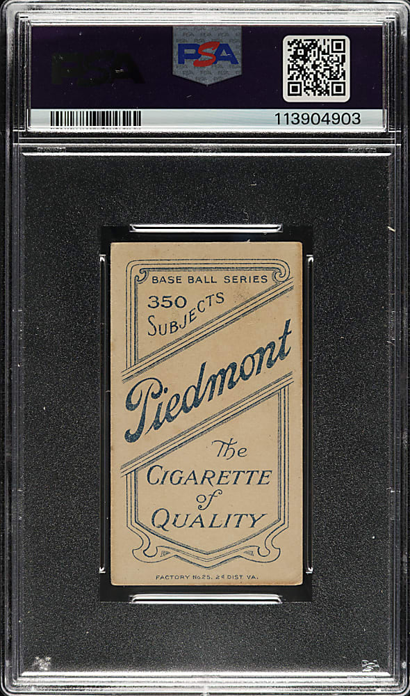 1909-1911 T206 White Border Jake Thielman PSA VG-EX 4