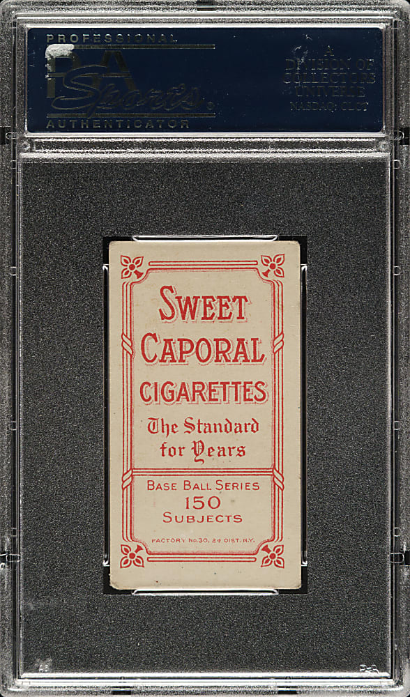 1909-1911 T206 White Border Nap Rucker Portrait PSA VG-EX 4