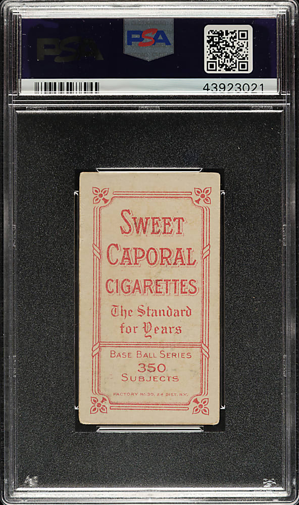 1909-1911 T206 White Border  Sam Crawford with Bat PSA VG+ 3.5