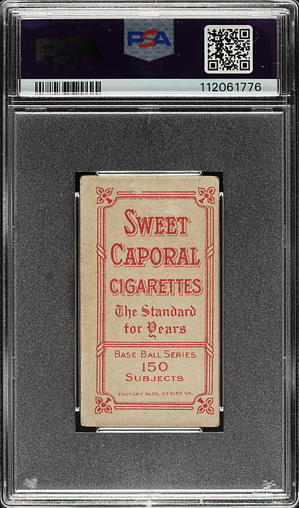 1909-1911 T206 White Border Orval Overall Portrait PSA VG 3