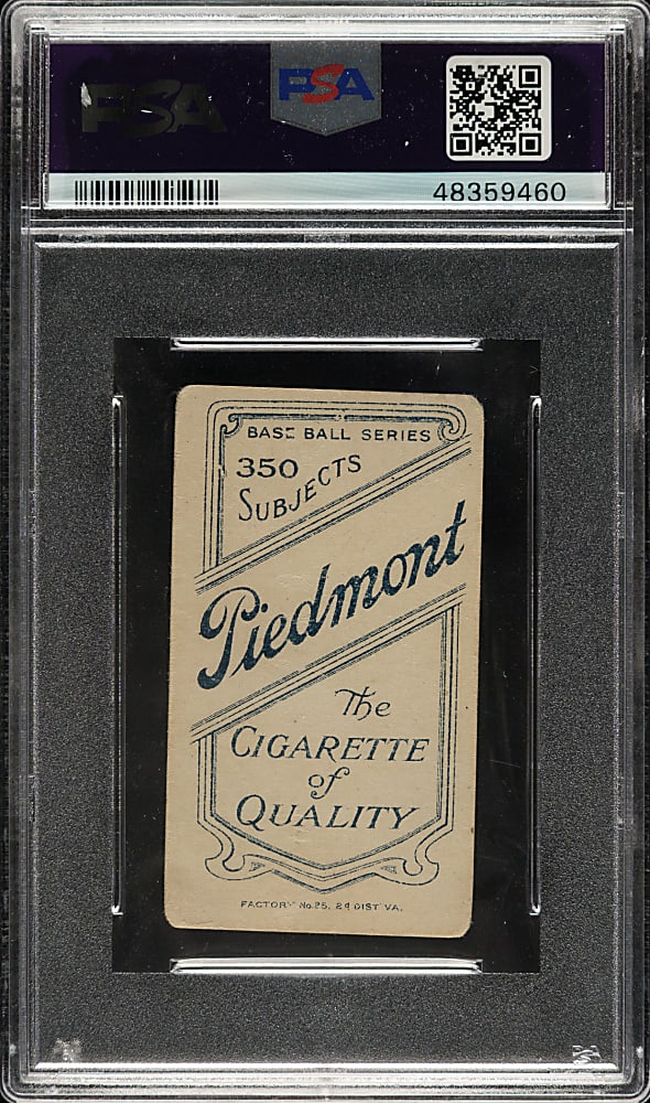1909-1911 T206 White Border Jack Bastian Southern Leaguer PSA VG 3