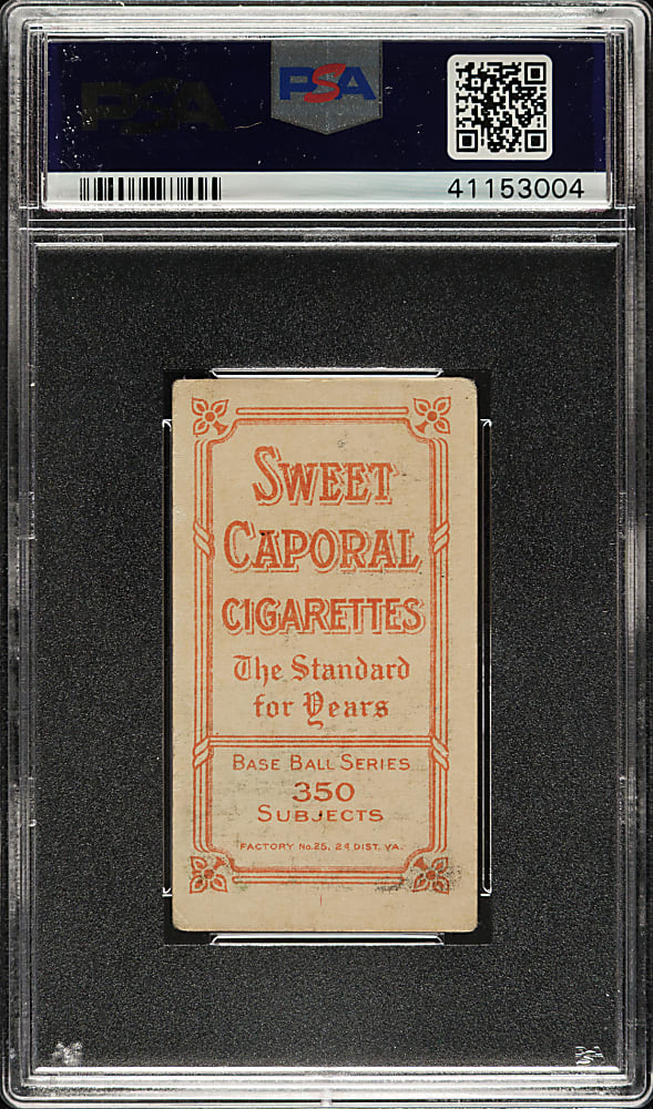 1909-1911 T206 White Border Bob Rhoades Right Arm Extended PSA VG 3