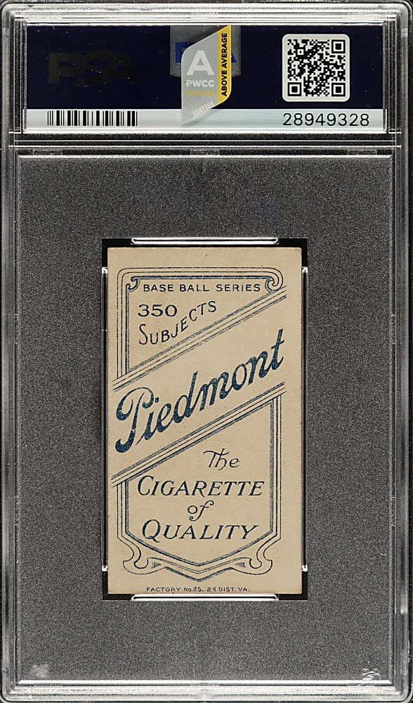 1909-1911 T206 White Border Davy Jones PSA EX+ 5.5