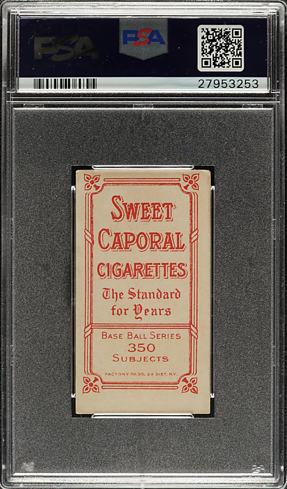 1909-1911 T206 White Border Shad Barry PSA VG-EX+ 4.5