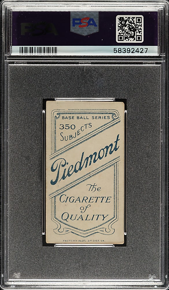 1909-1911 T206 White Border Fred Clarke Holding Bat PSA VG-EX 4