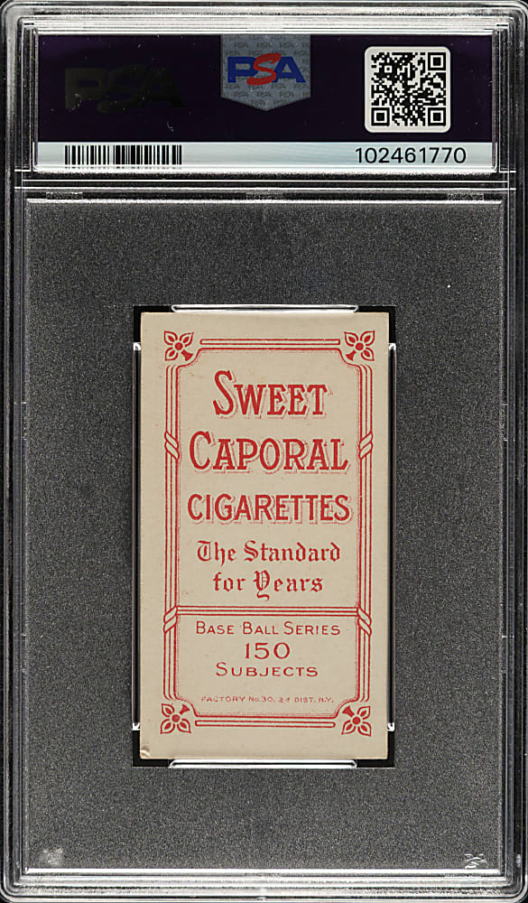 1909-1911 T206 White Border Art Devlin PSA EX 5