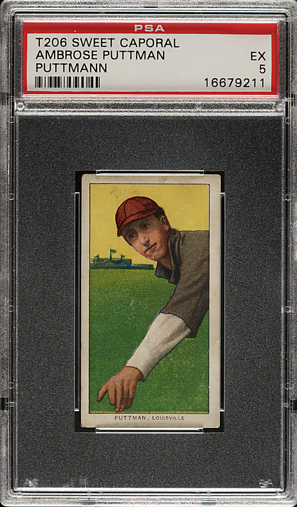 1909-1911 T206 White Border Ambrose Puttman PSA EX 5