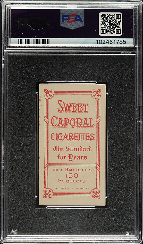 1909-1911 T206 White Border Dode Criss PSA EX 5