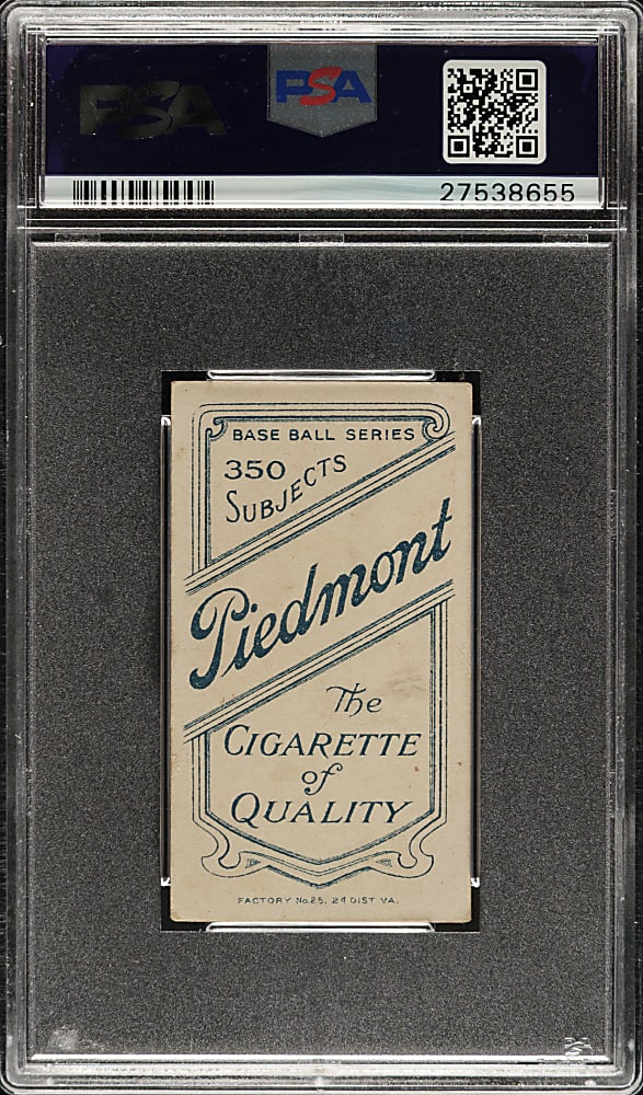1909-1911 T206 White Border Charley O'Leary Portrait PSA EX 5