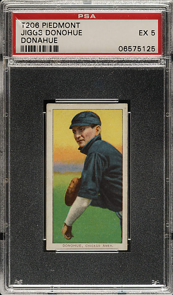 1909-1911 T206 White Border Jiggs Donohue PSA EX 5
