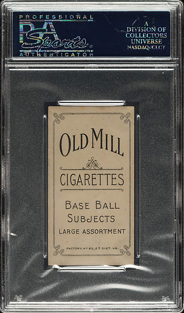 1909-1911 T206 White Border Jimmy Lavender PSA EX 5 - Old Mill Back