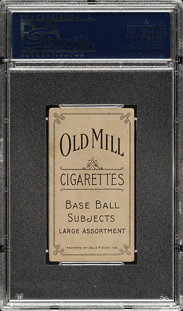 1909-1911 T206 White Border Dick Hoblitzell PSA VG-EX 4 - Old Mill Back