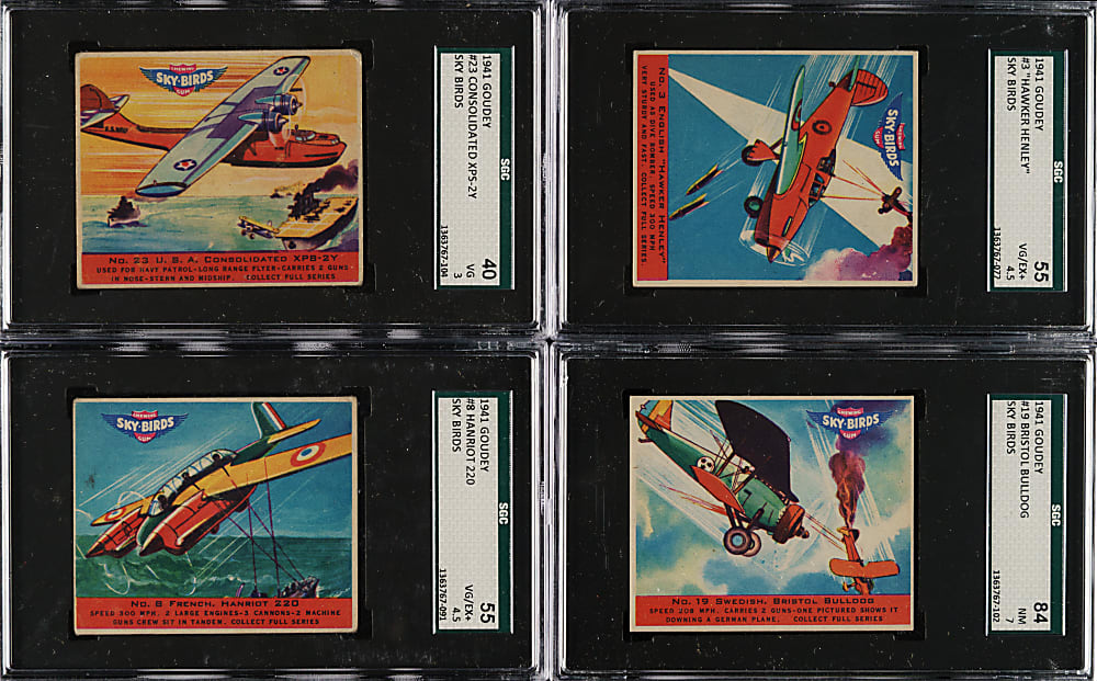 1941 R137 Goudey "Sky Birds" SGC-Graded Collection (11)