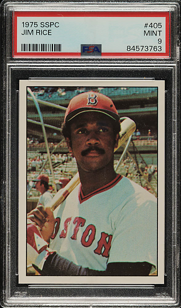 1975 SSPC #405 Jim Rice PSA MINT 9