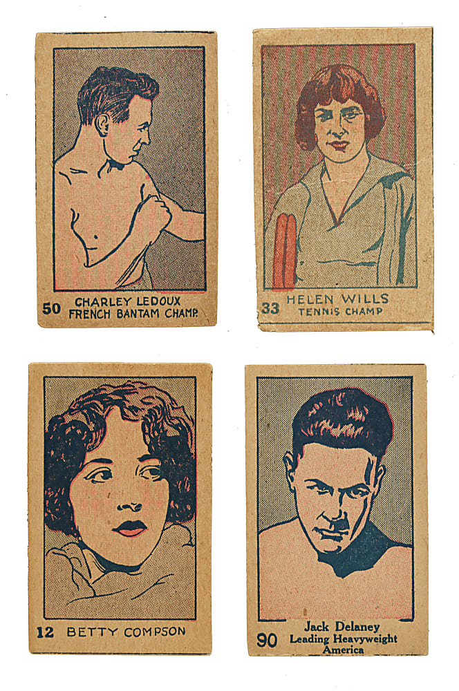1919 to 1928 Strip-Card Collection (98) Including W512 Partial Set (32/50)