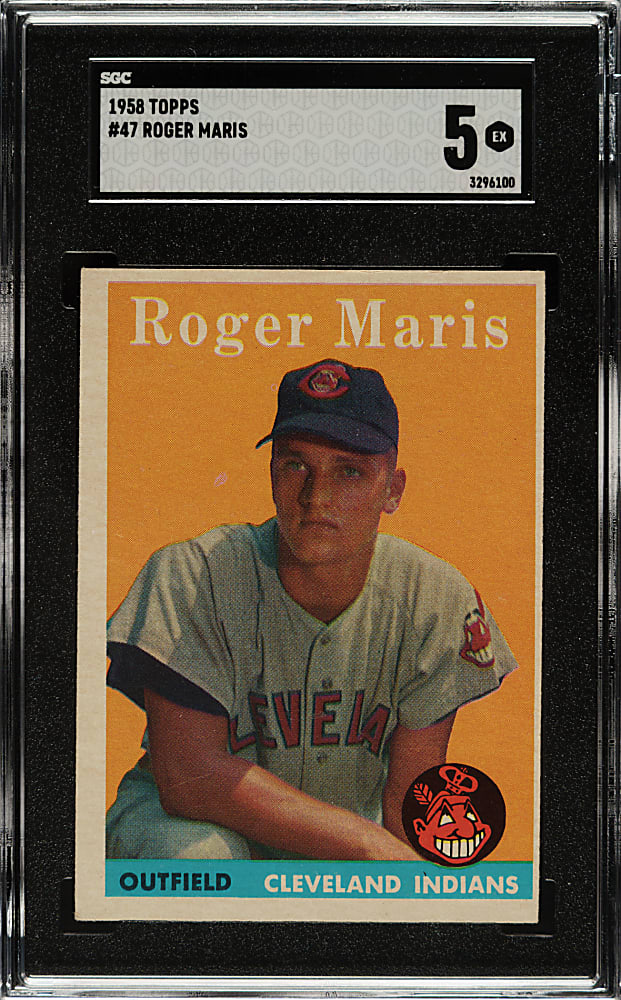 1958 Topps #47 Roger Maris Rookie SGC EX 5