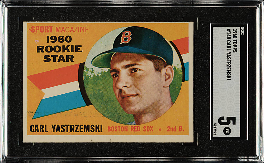 1960 Topps #148 Carl Yastrzemski Rookie SGC EX 5