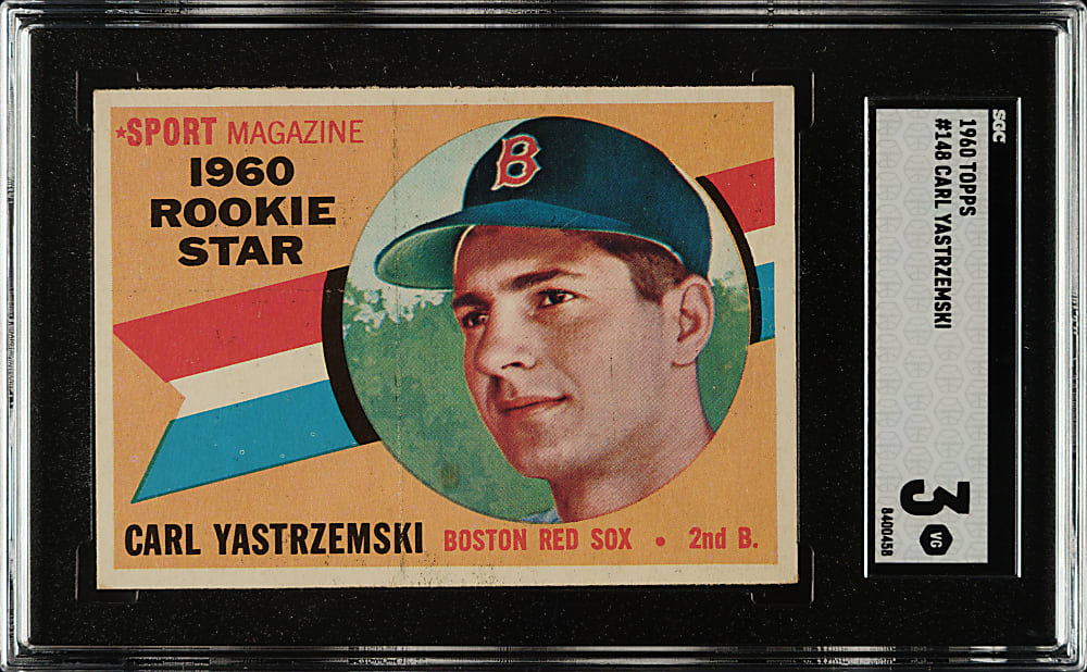 1960 Topps #148 Carl Yastrzemski Rookie SGC VG 3