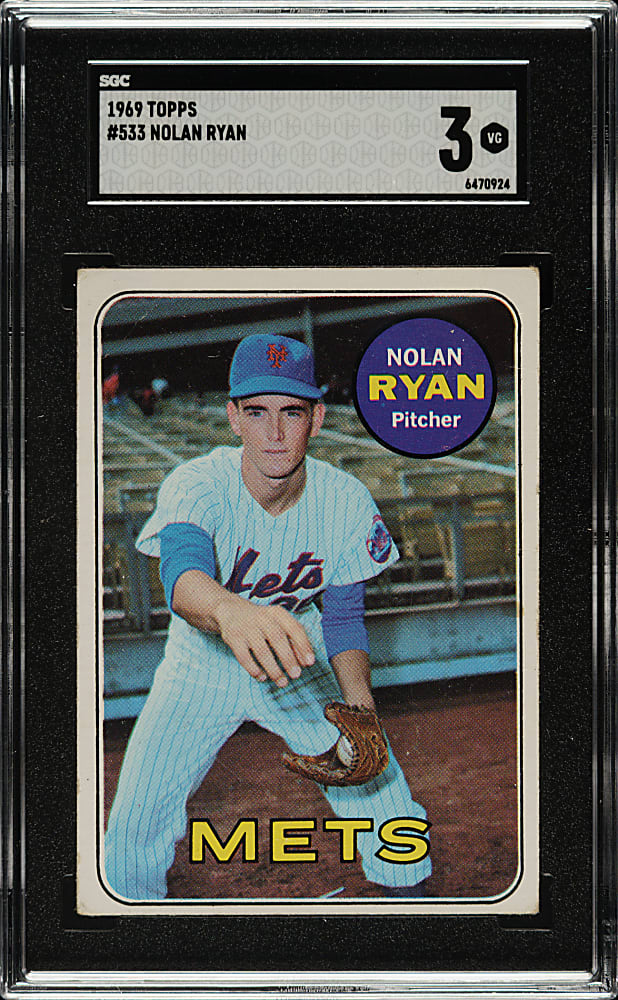 1969 Topps #533 Nolan Ryan SGC VG 3