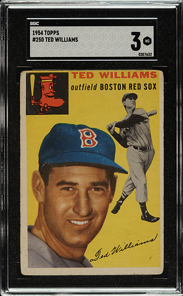1954 Topps #250 Ted Williams SGC VG 3