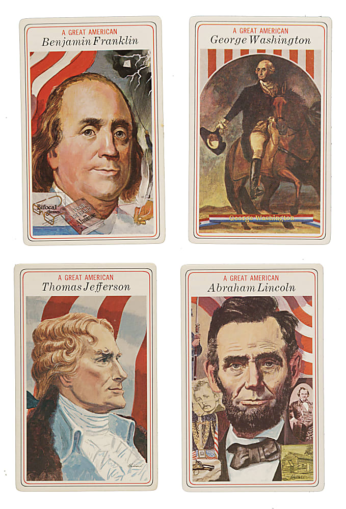 1975 Big Boy "Great Americans" Complete and Near-Complete Set Trio (3 Sets, 85 Cards)