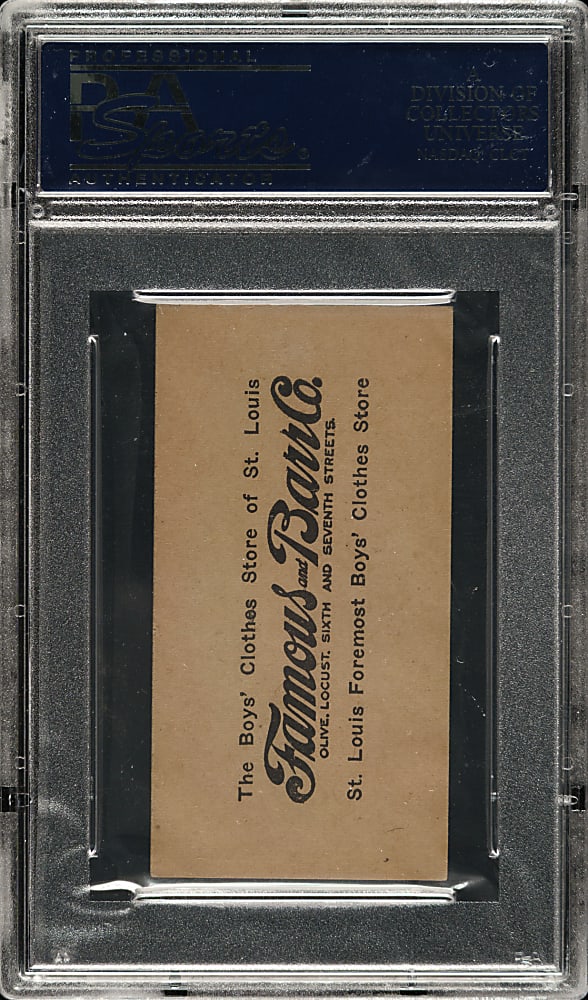 1916 M101-5 Famous and Barr #118 Clyde Milan PSA EX 5