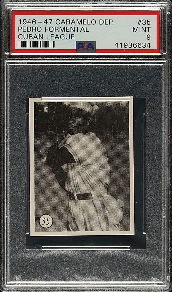 1946-1947 Caramelo Deportivo #35 Pedro Formental PSA MINT 9