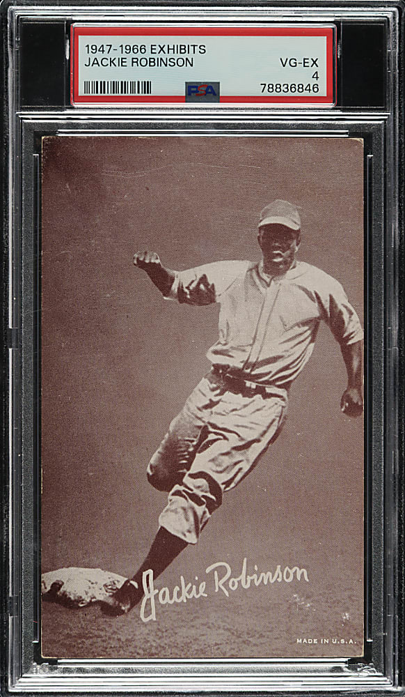 1947-1966 Exhibits Jackie Robinson PSA VG-EX 4