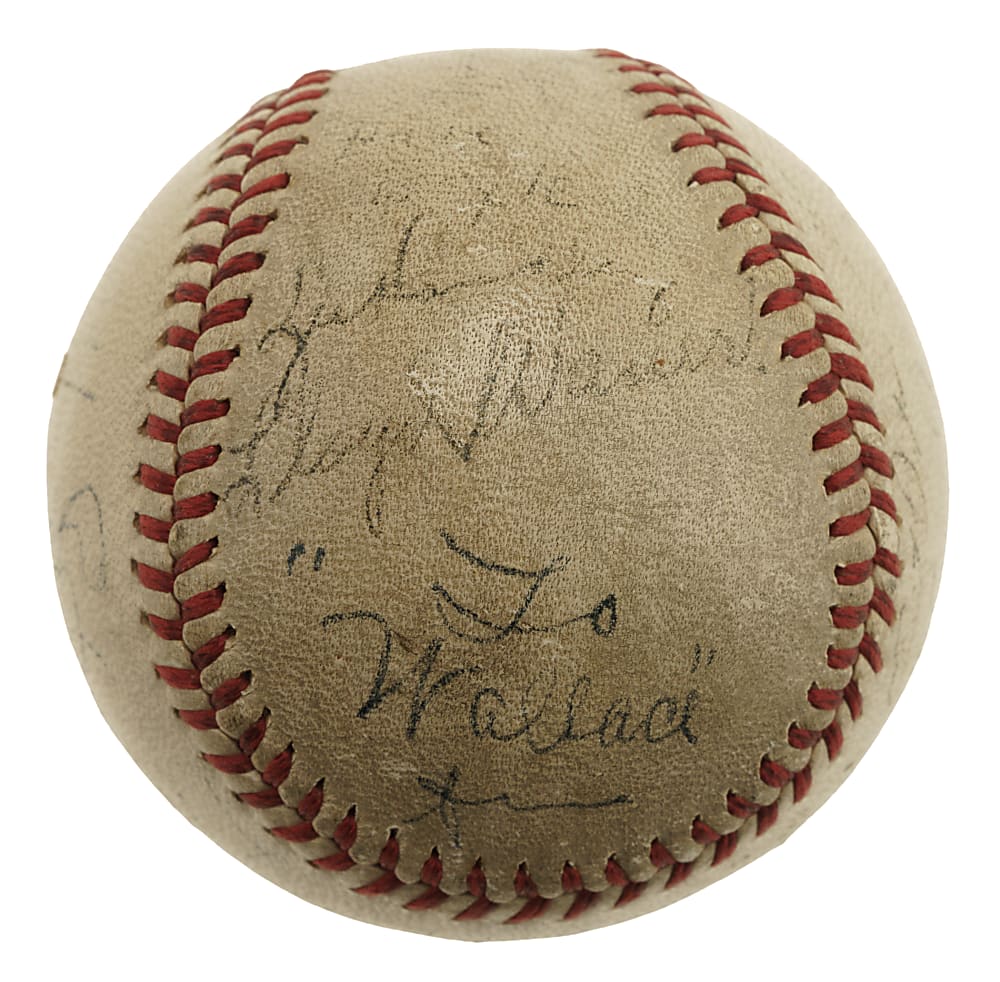Pittsburgh Pirates Multi-Signed Baseball with Pie Traynor and Lloyd Waner