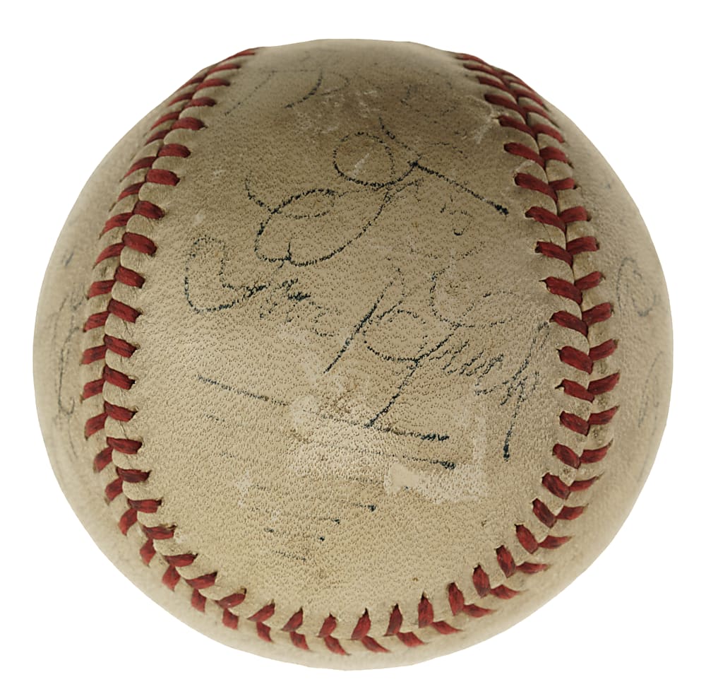 Pittsburgh Pirates Multi-Signed Baseball with Pie Traynor and Lloyd Waner