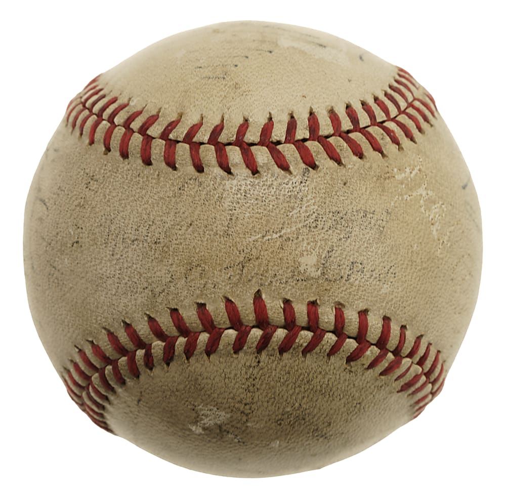 Pittsburgh Pirates Multi-Signed Baseball with Pie Traynor and Lloyd Waner