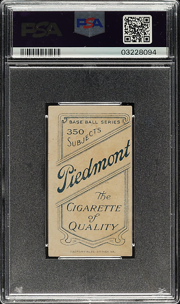 1909-1911 T206 White Border Larry Schlafly PSA EX-MT 6