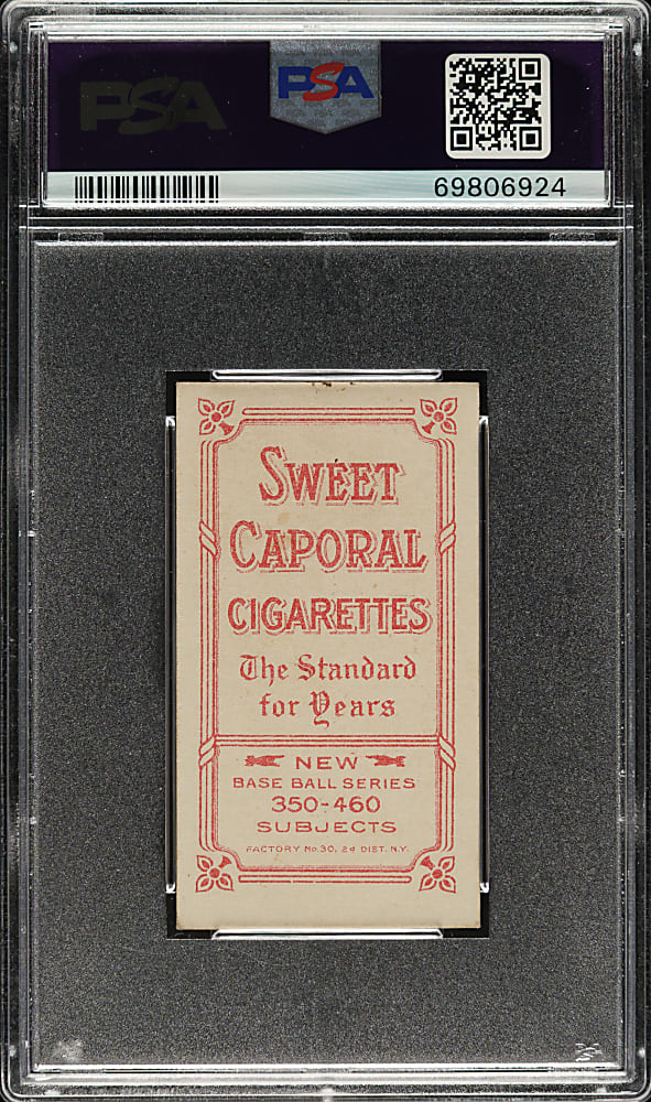 1909-1911 T206 White Border Neal Ball Cleveland PSA EX+ 5.5