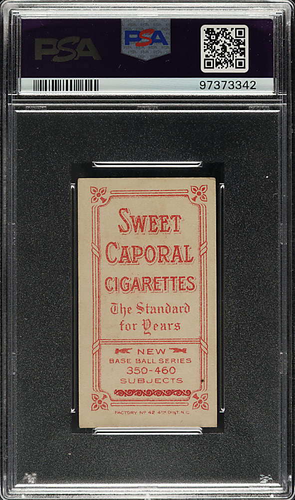 1909-1911 T206 White Border Vic Willis with Bat PSA EX+ 5.5