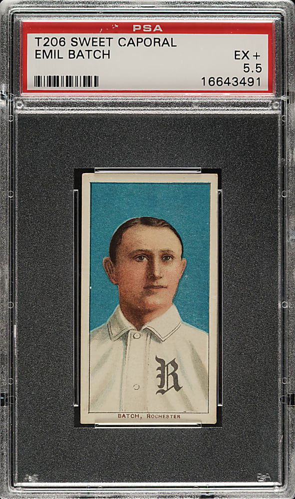 1909-1911 T206 White Border Emil Batch PSA EX+ 5.5