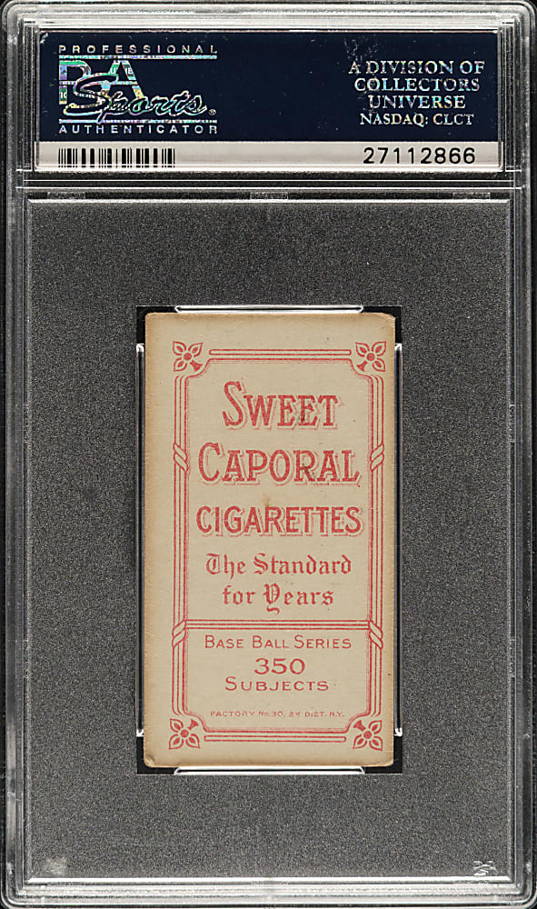 1909-1911 T206 White Border Peter Cassidy PSA VG+ 3.5