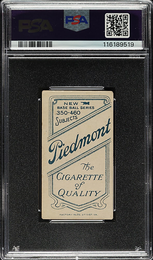 1909-1911 T206 White Border Joe Lake St. Louis Ball In Hand PSA VG 3