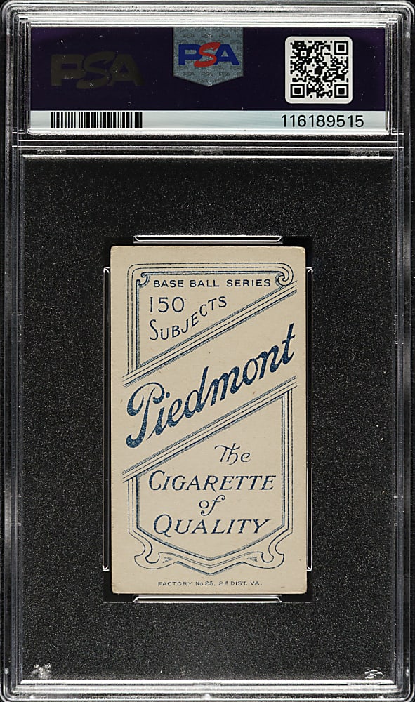 1909-1911 T206 White Border Tommy Leach Portrait PSA VG 3