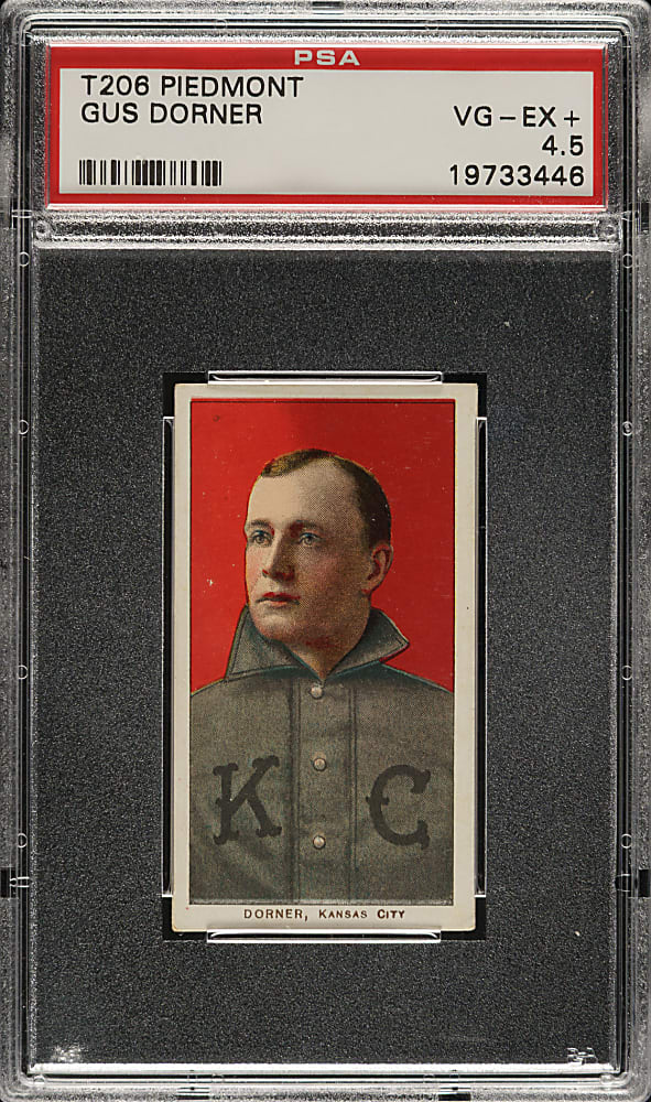 1909-1911 T206 White Border Gus Dorner PSA VG-EX+ 4.5