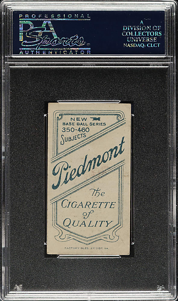 1909-1911 T206 White Border Bill Bergen Catching PSA VG-EX+ 4.5