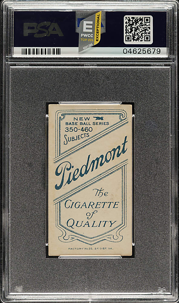 1909-1911 T206 White Border Orval Overall Hands Waist Level PSA EX 5